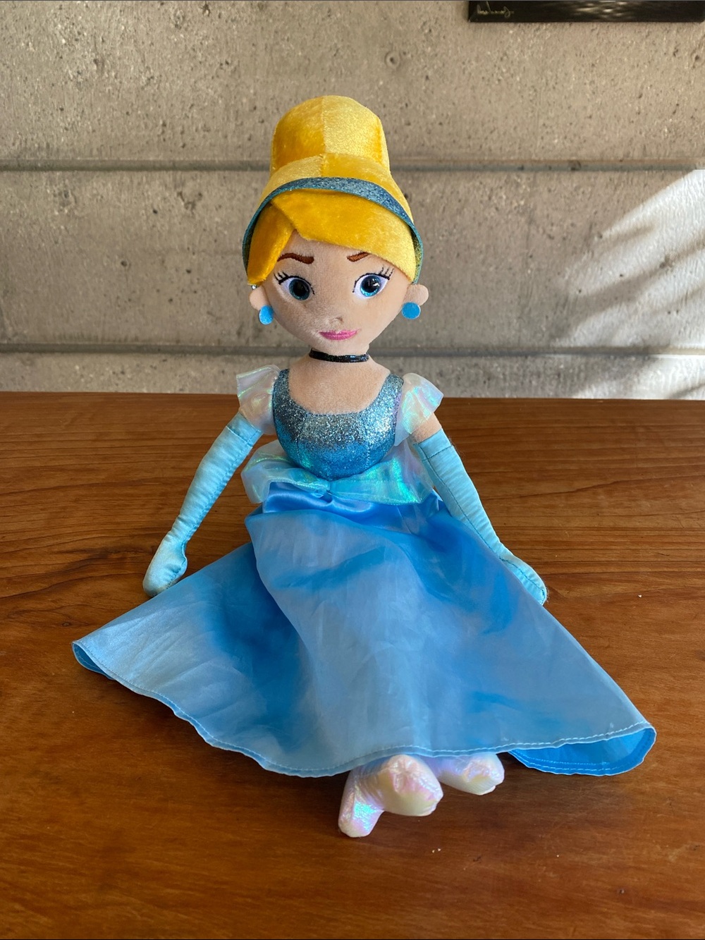 NWOT TY x Disney Sparkle Cinderella 18β plush